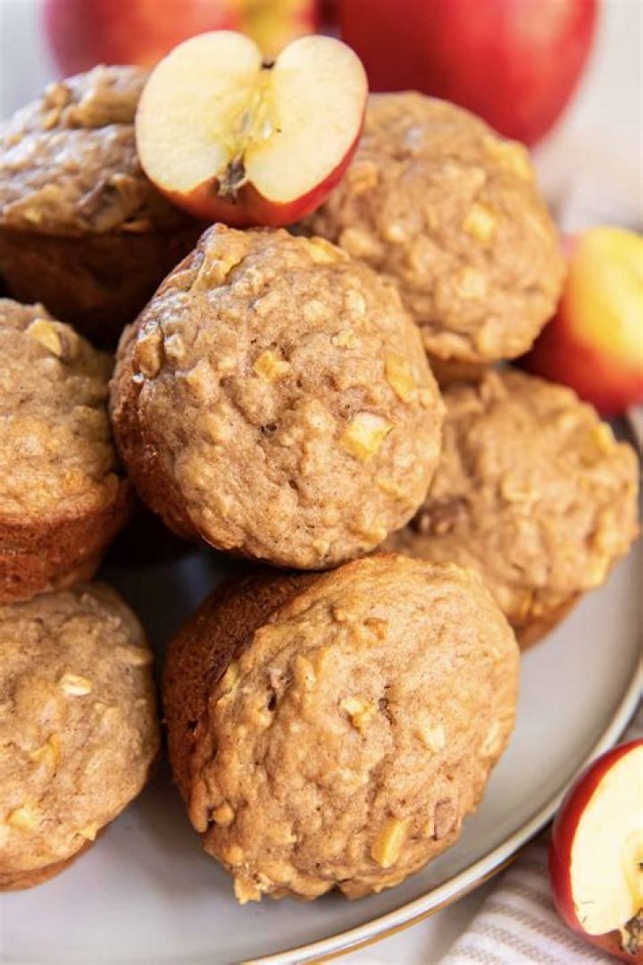 Apple Oatmeal Muffins - Celebrating Sweets