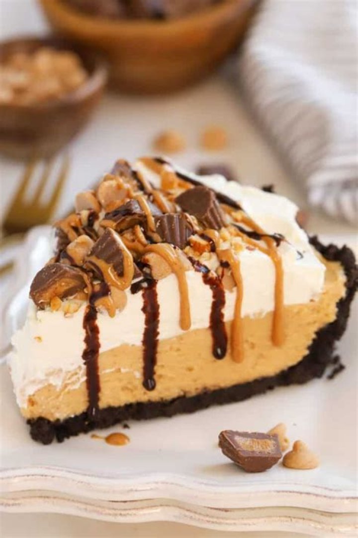 Peanut Butter Pie - Celebrating Sweets